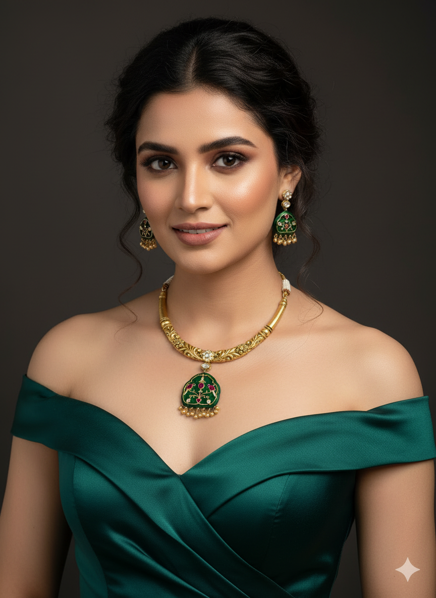 Bridal Jewellery Australia | Hasli Necklace Set