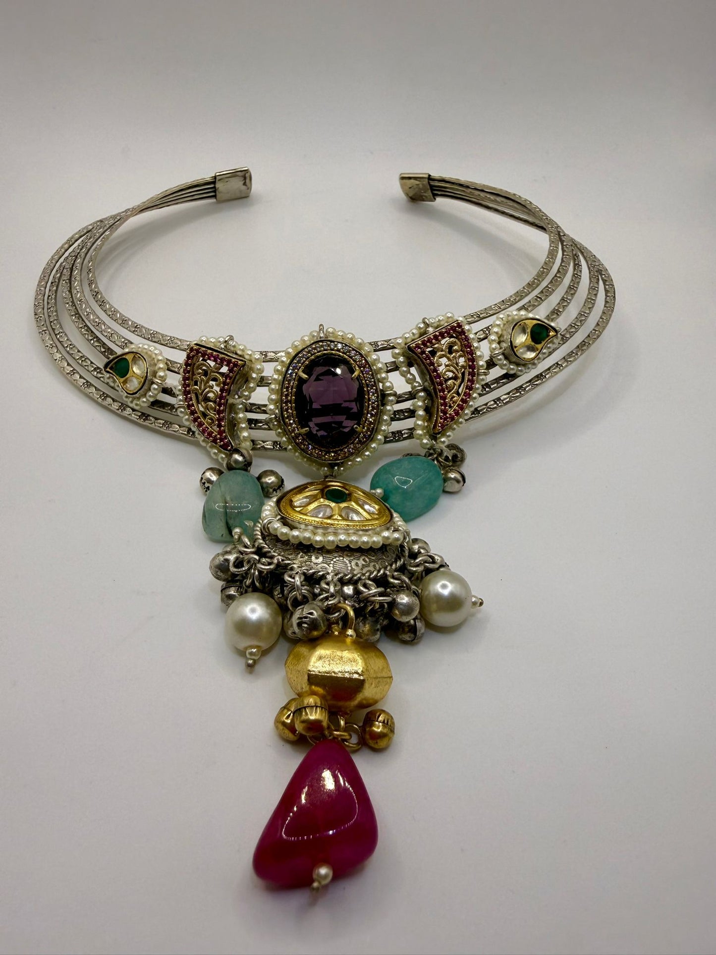 Statement Hasli with Kundan and Stones