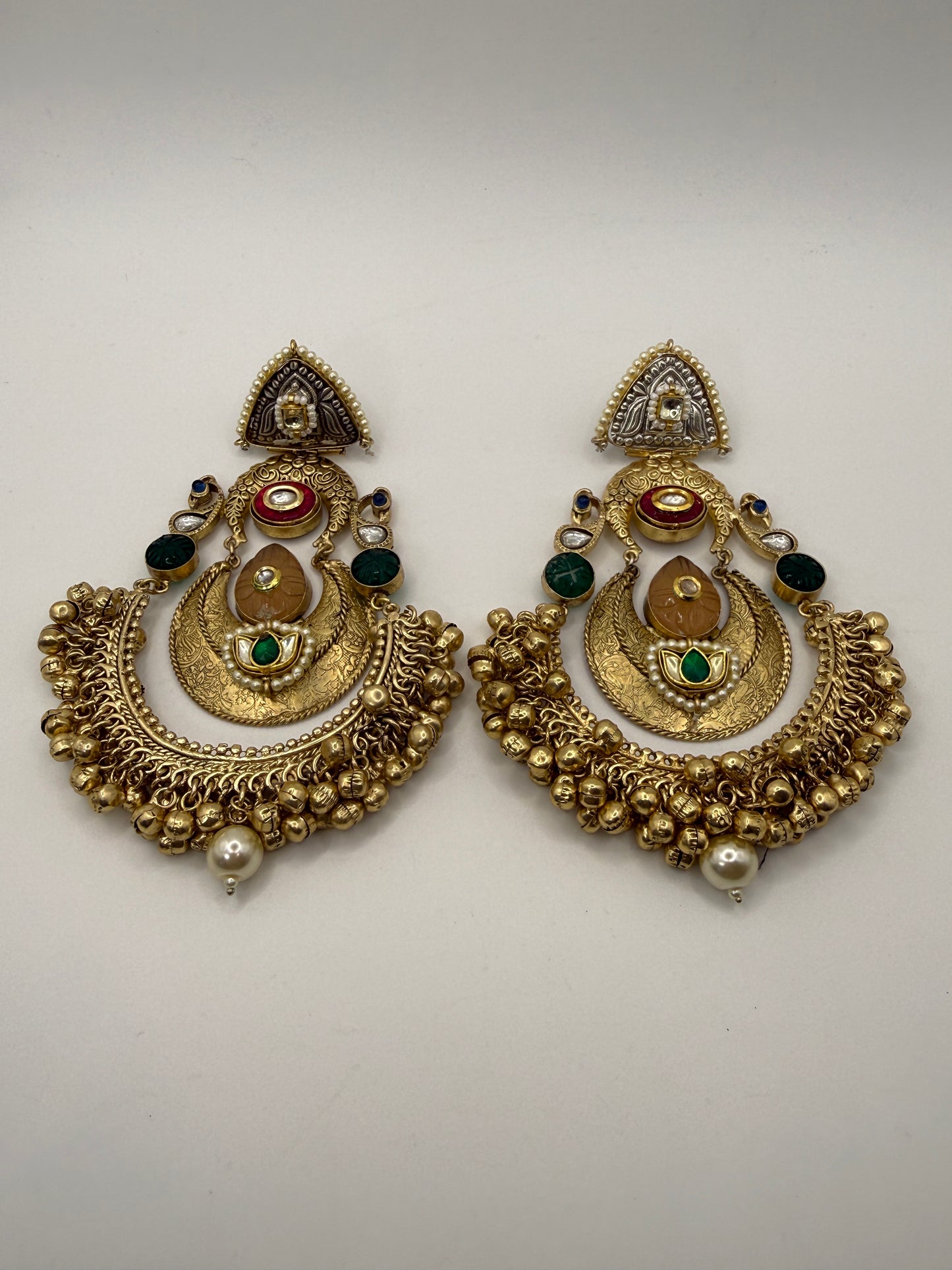 Indian Earrings Australia | Brass Handmade Statement Earrings