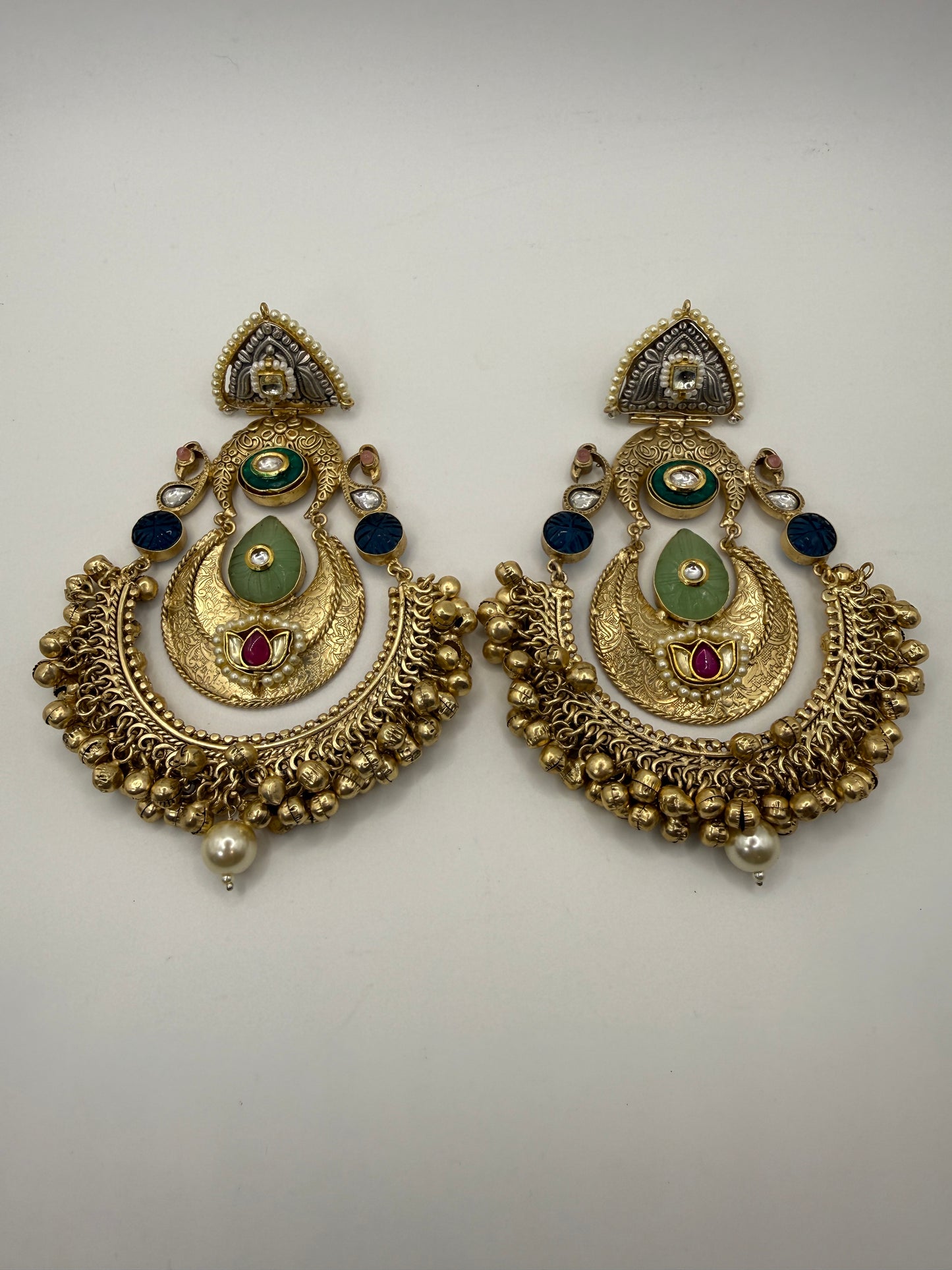Indian Earrings Australia | Brass Handmade Statement Earrings