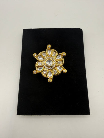 Floral Statement Ring - Traditional Indian Designer Finger Ring