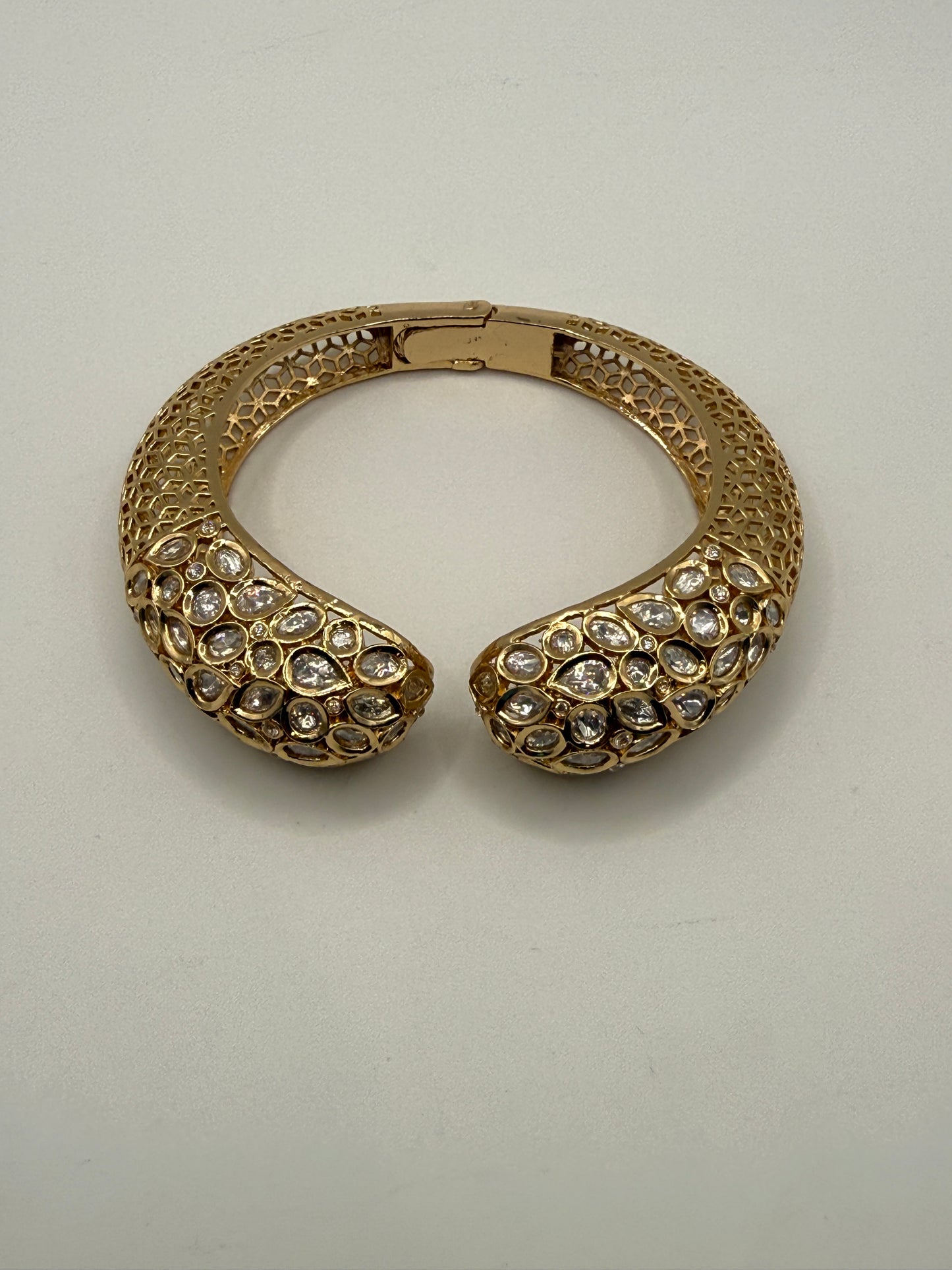 Moissanite Kundan Bangle