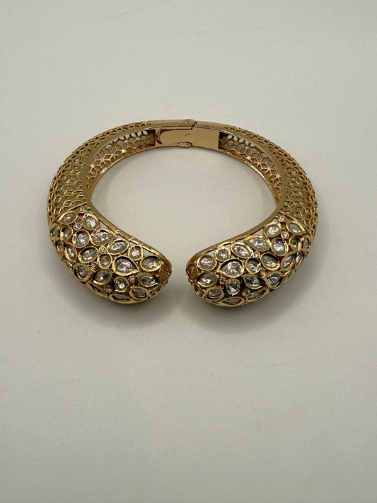 Moissanite Kundan Bangle